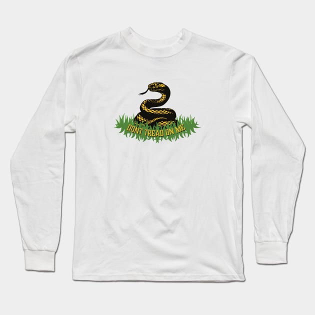 Gadsden Flag - Don't Tread On Me - 2024 Long Sleeve T-Shirt by EverGreene